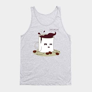 Coffee Mug Addicted To Coffee Tank Top